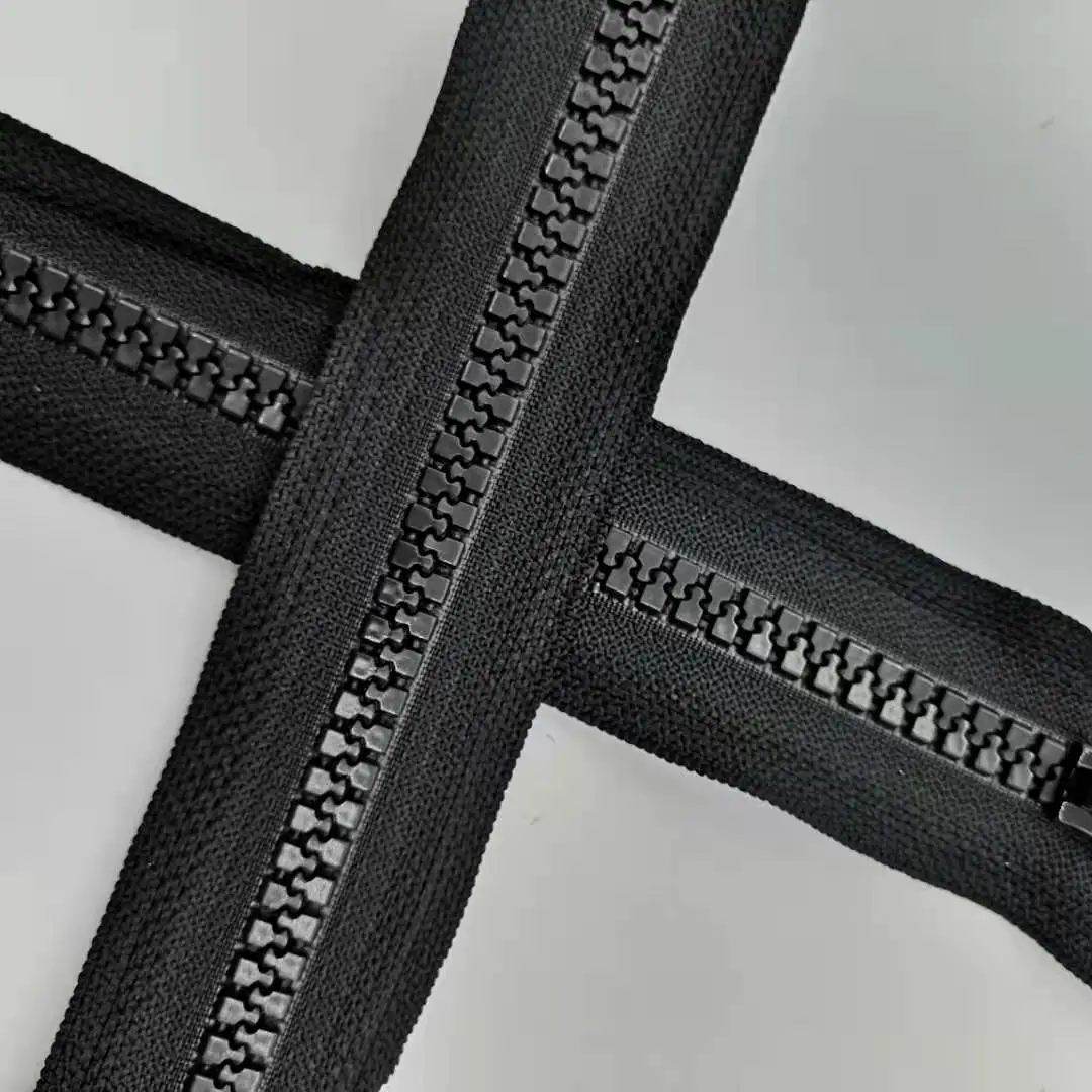 Китай профессиональное производство пластиковые Подгонянные застежки-молнии с закрывающей головкой