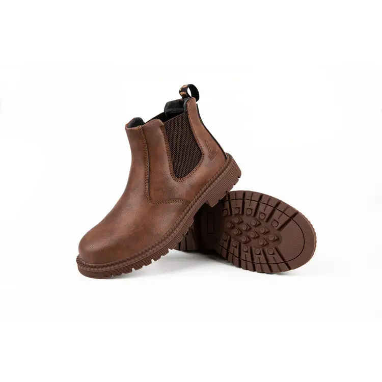 Safety Welding shoes OEM factory directed supply Brown color steel toe industry dealer safety boots