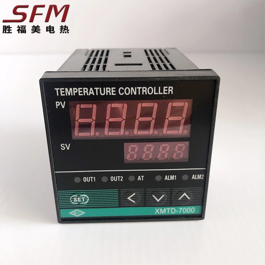 SFM  Dual Input K Type J PT100 24VDC 110V 220V AC LCD Screen Has RS485 Digital Intelligent PID Temperature Controller