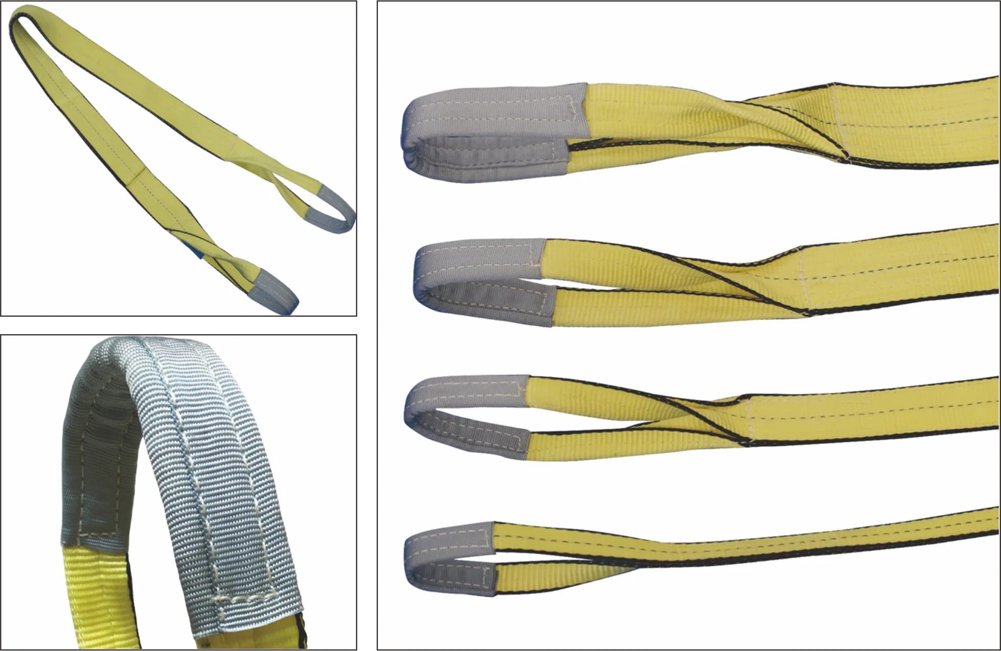 
1 ton webbing sling flat heavy duty adjustable boat lift cargo chain slings belt flexibel 