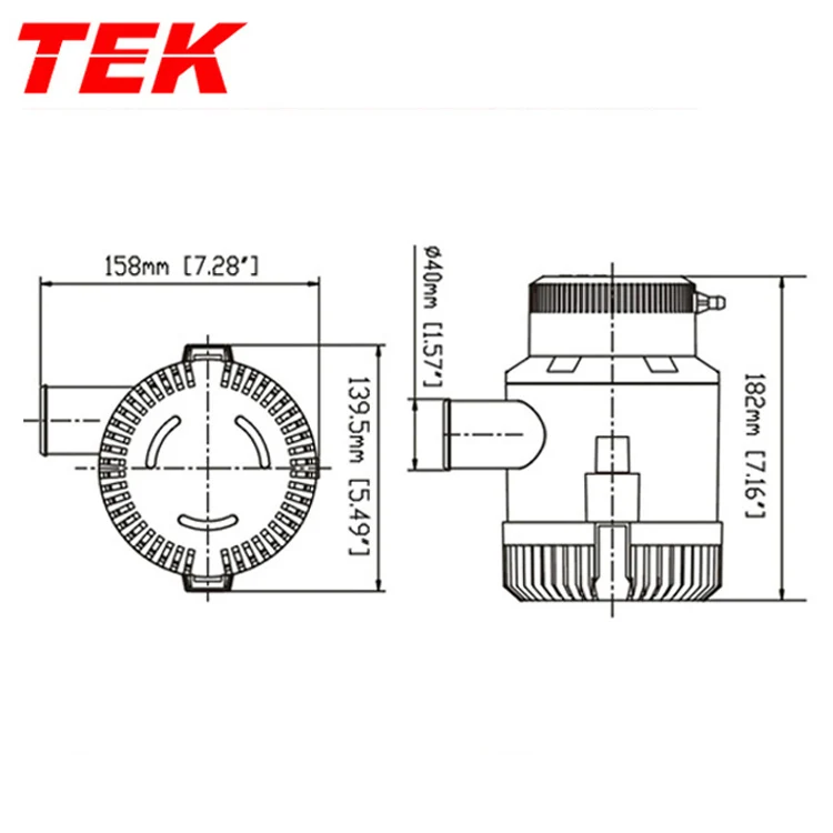 DCSP4000 DCSP-4000 DCSP4000GPH DCSP-4000GPH правило DC 12V 24VMarine лодочный дренажный Трюмный