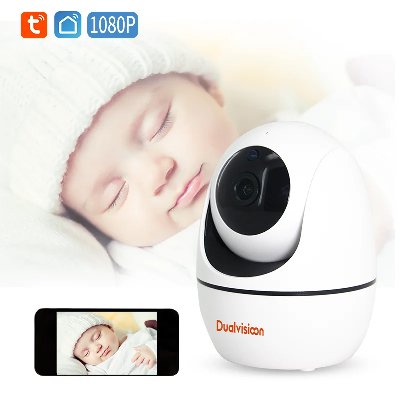 
360 panoramic wireless digital video tuya baby movement monitor 1080P hd night vision smart ai wifi vava baby camera monitor 