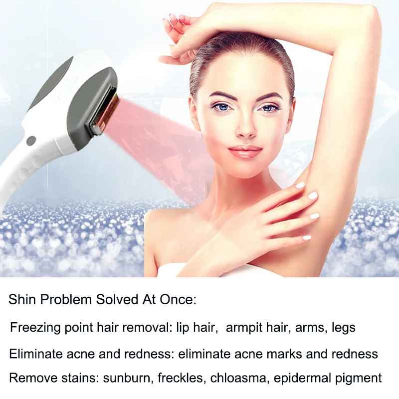 
Desktop Laser Epilator Hair Removal Ice Feeling Portable Epilator Beauty Salon Home Point Painless Laser Hair Removal Machine 