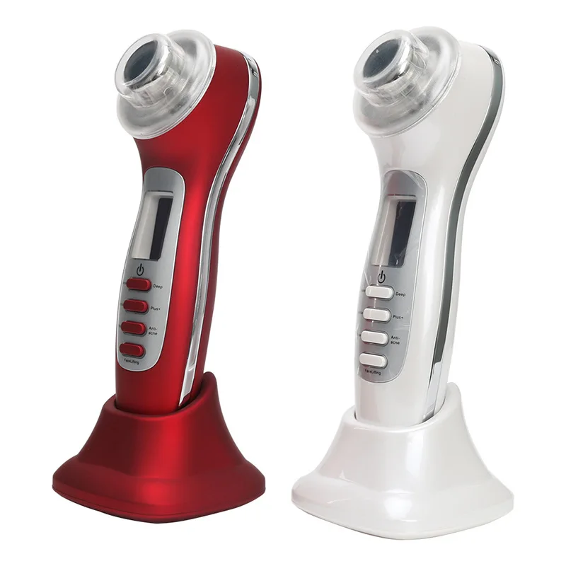 
Skin tightening 5 in 1 rf therapy device radio frequency facial machine portable for face led facial massager 