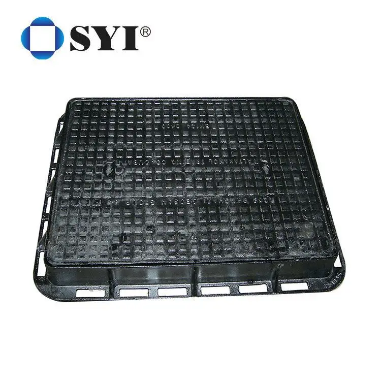 En124 B125 C250 D400 805*600 круглый чугун с системой замка и крышкой