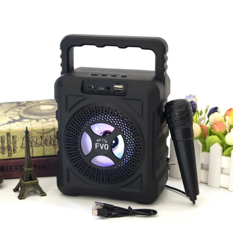 
Bt/FM/USB/MIC/TWS новейший портативный с динамиком для домашнего кинотеатра продукт Беспроводное зарядное устройство bluetooth динамик 