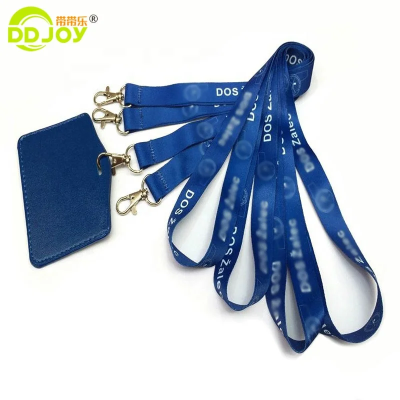 Bulk cheap printed lanyards ID lanyard with custom logo lanyards manufacturers