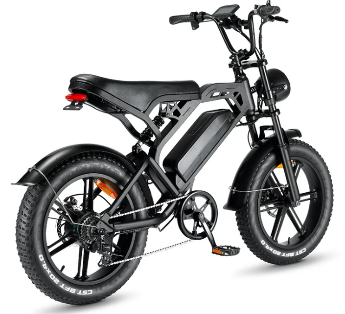 26 Inch 48v Battery Electric Bike Cruiser Electric Bicycle 500w Ebike Vintage Retro Ebike