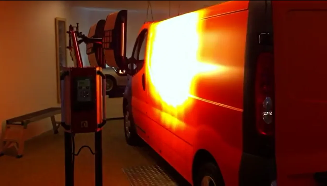 50/60hz 240v/1300w 254mm Quartz Heating Lamp Halogen Ruby for Car Paint