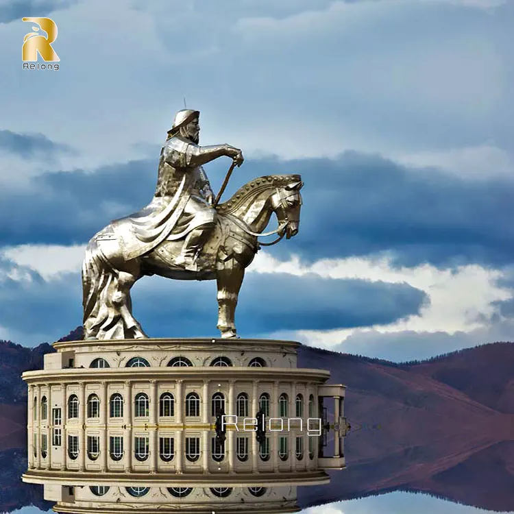 Hot Sale High Quality Outdoor Large Garden Bronze Statue Horse Mongolian