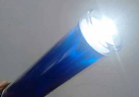 19pcs leds 26cm blue police traffic baton reflective baton