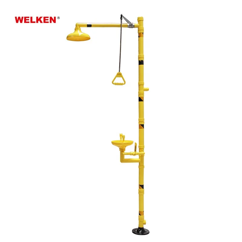 Factory Directly Sale ANSI Z358.1- 2014 Standard ABS Emergency Eyewash Safety Shower