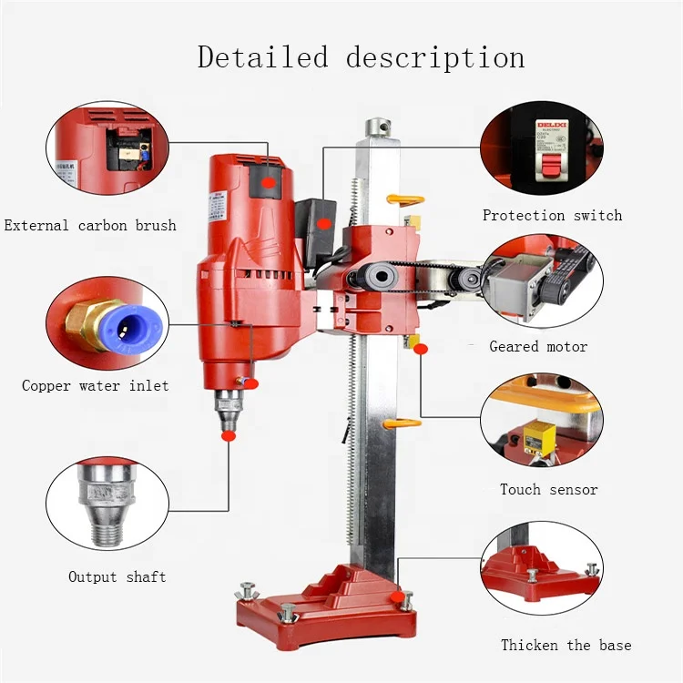 Hydraulic drilling air conditioning drilling diamond hole mill drill machine