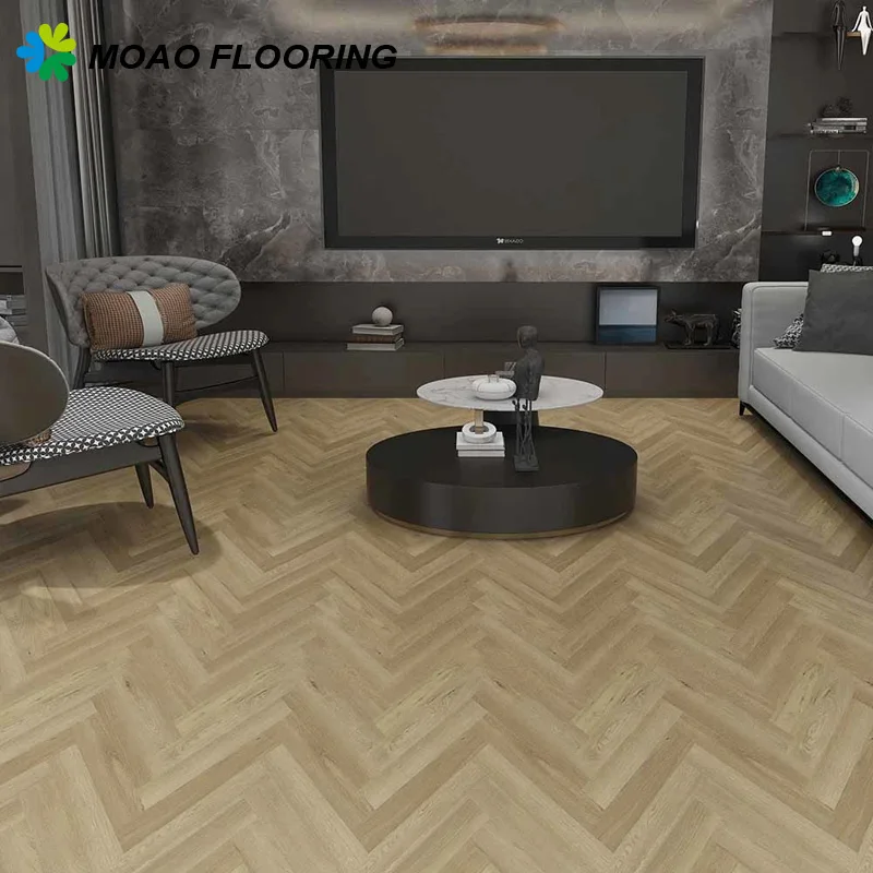 High quality Hybrid Click Lock UV coating PVC Material Rigid Core Luxury SPC Vinyl Flooring With Attached Foam