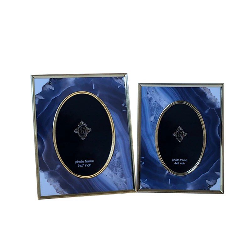 
Hotel villa model room wedding room decoration photo frame decoration light luxury metal tabletop table frame 6 inch 7 inch 