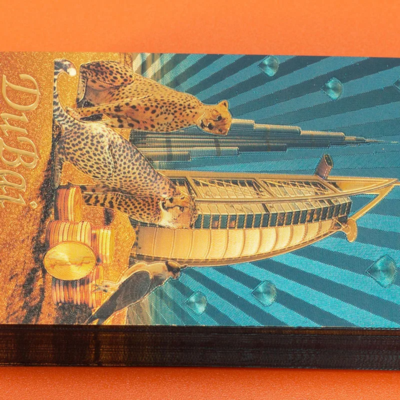 Custom New Quality Plastic PVC Poker Smooth Waterproof Gold plated Creative Gift Durable Poker Playing Card