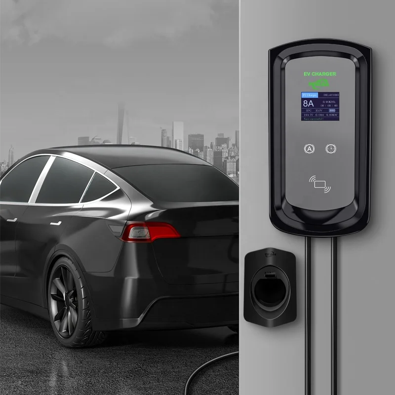 Wallbox 11kw Level 2 Fast Charging Station EV Wall Charger Wall Mount EV Charger