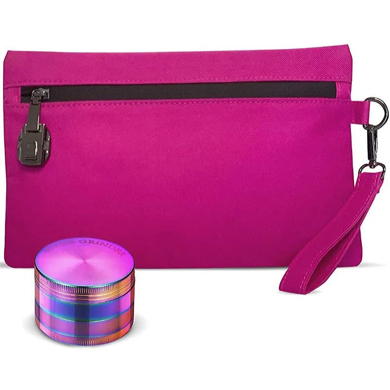 Wholesale Rolling Tobacco Pouch Activated Carbon Bags Stash Bag Smoking Accessories Organizer ChildProof Lock Bag