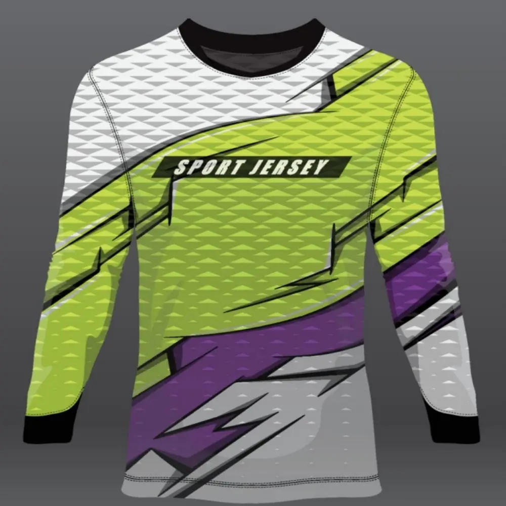 Long Sleeved Off Road Motorcycle Cycling Suit Breathable Quick Drying Racing Suit Mountain Bicycle Speed Reduction Suit