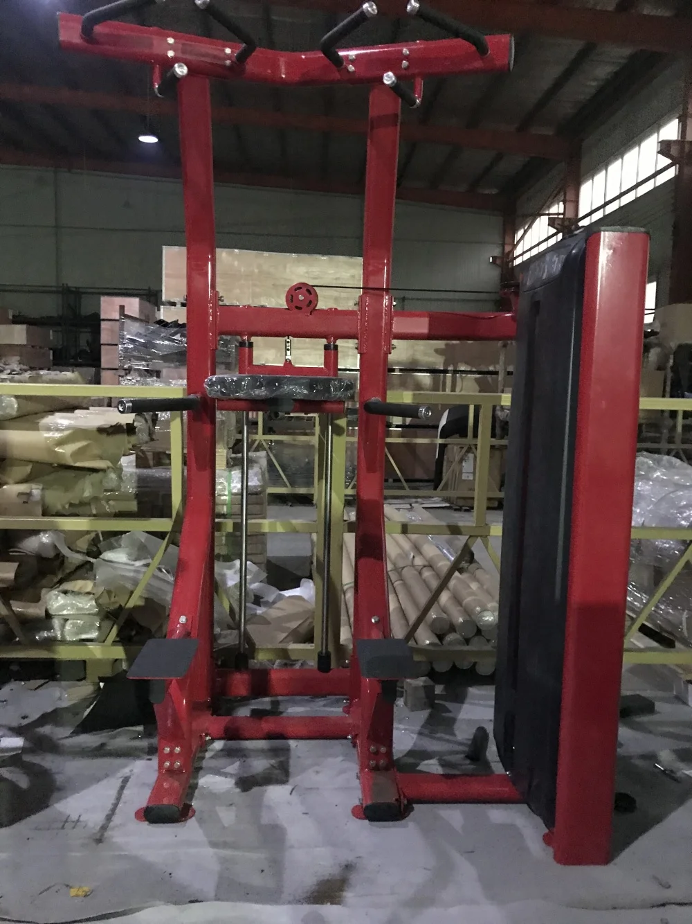 High Quality Professional Pin Loaded Dip Chin Strength Machine Assisted Sports Gym Equipment