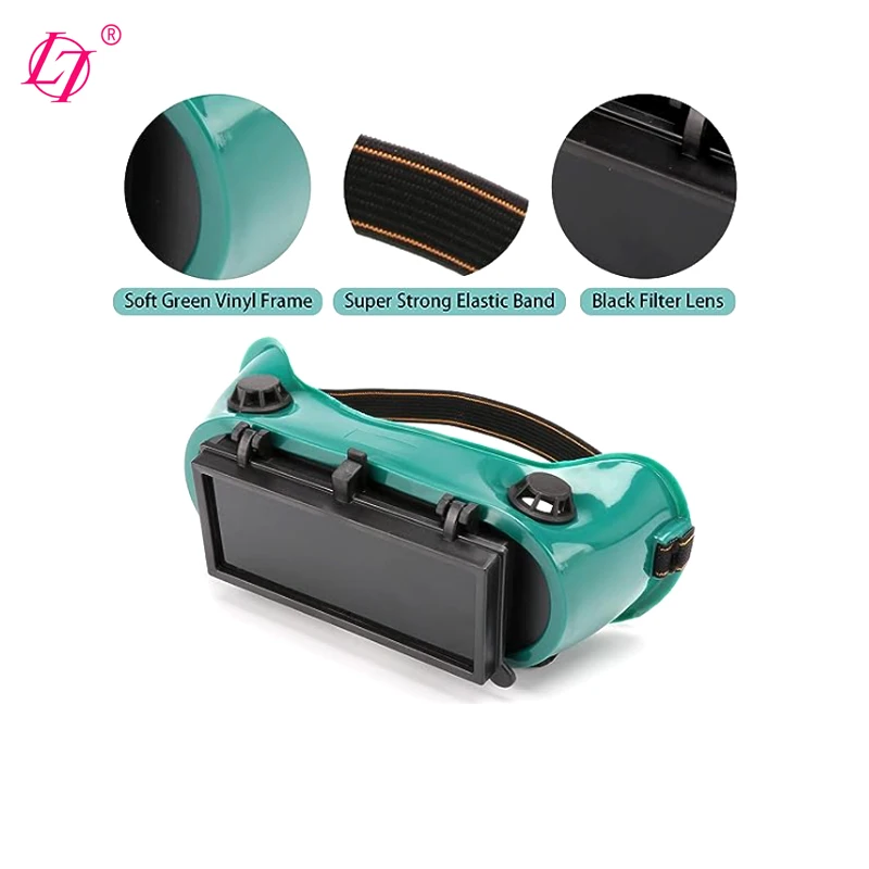 Welder eyes protection sunglasses welding eye mask glasses helmet with clear inner lenses flip up lens goggles
