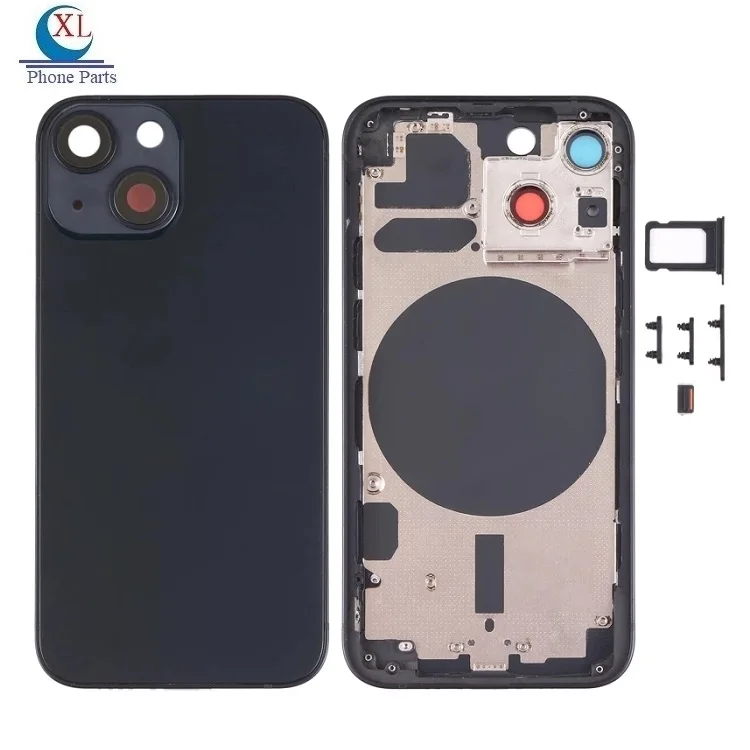 OEM Phone Back Door Case for iPhone 11 12 13 14 Pro Max 14Plus Xs Max Xr X 8 Glass Battery Back Cover for iPhone12 Housing Cover