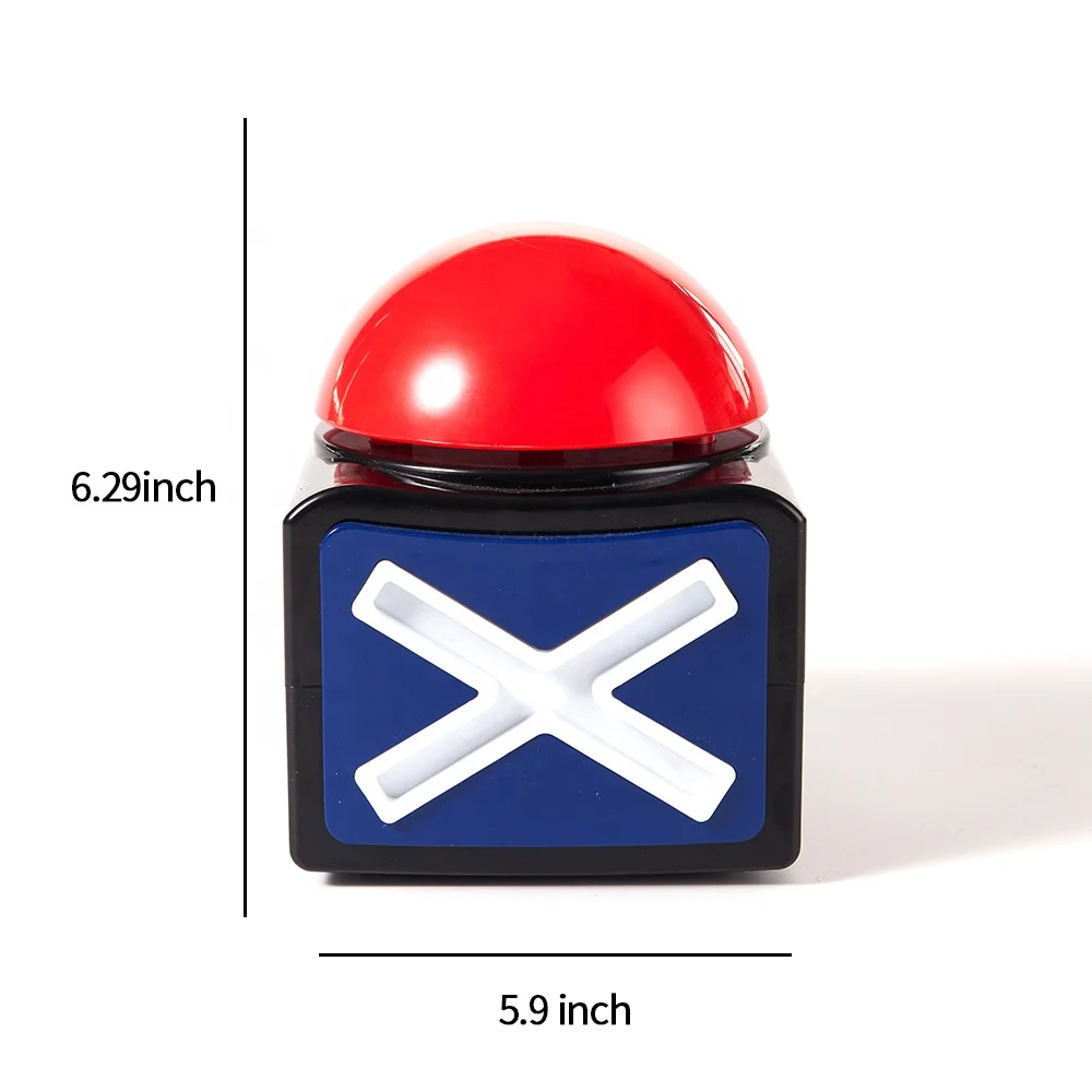 Шоу талантов XL звуковой сигнал кнопки со звуком и светом викторины зуммера игрового шоу