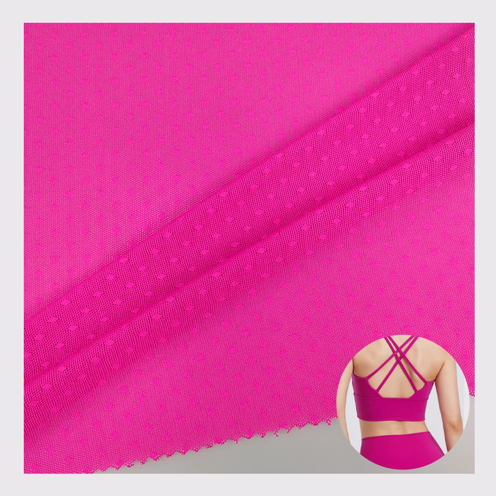 Exquisite Workmanship 80gsm Stretch Knitted Mesh 89 Nylon 11 Spandex Fabric For Underwear