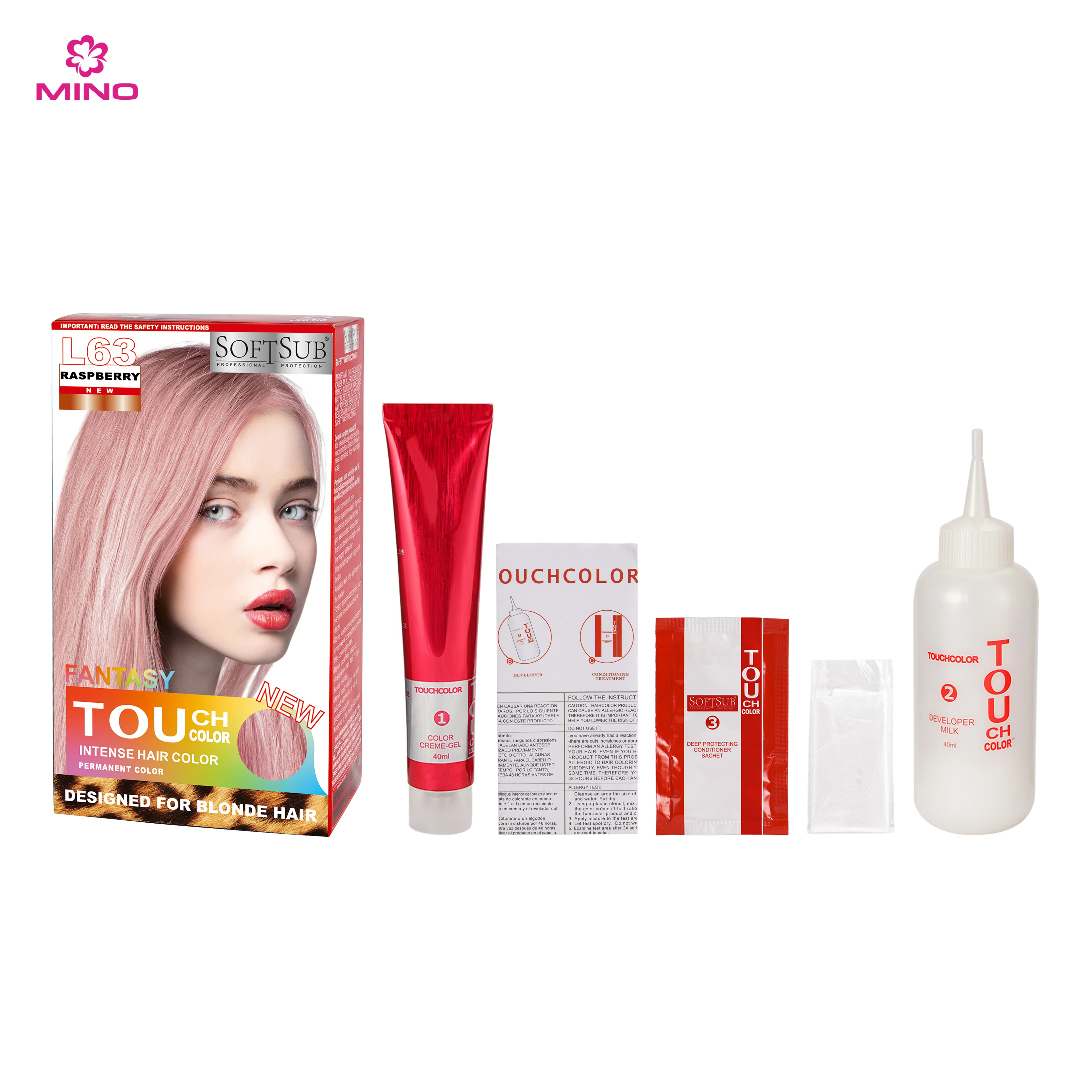 GMP & ISO Certified Long-lasting Permanent Hair Color 3 Years Hair Dyed with GMP / ISO Certification TOUCHCOLOR 35-50days