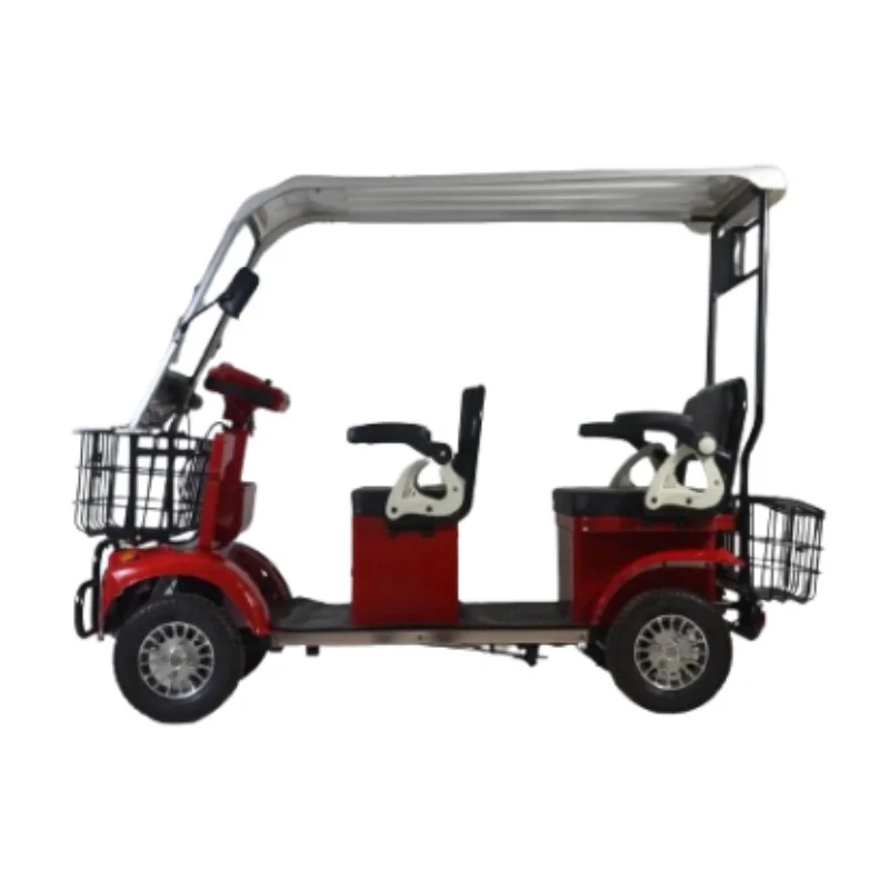 Manufacturers direct sales of electric four-wheeler passenger-scooter electric car double row 650w motor