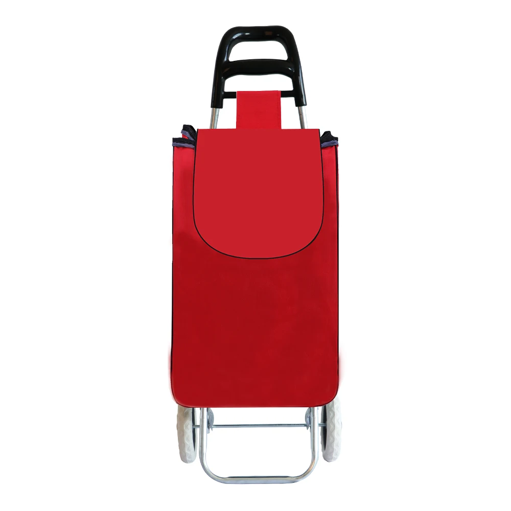 Strong and durable reusable trolley bags portable on wheels folding shopping cart
