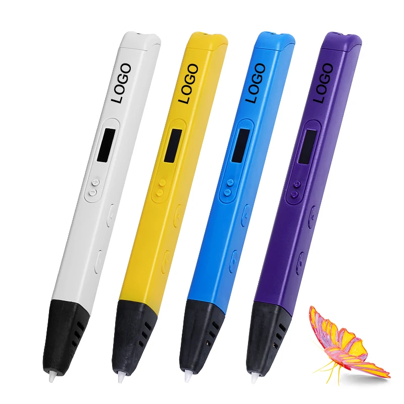 2024 Factory Wholesale Kids Creative Paint OLED Screen rp800 3d printing pen wirlles 3d printer pen nozzle forkieds
