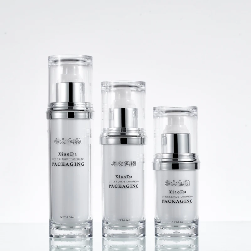 
Guangzhou Luxury PET Plastic Cosmetic Containers Customized Size Cosmetic Packaging 