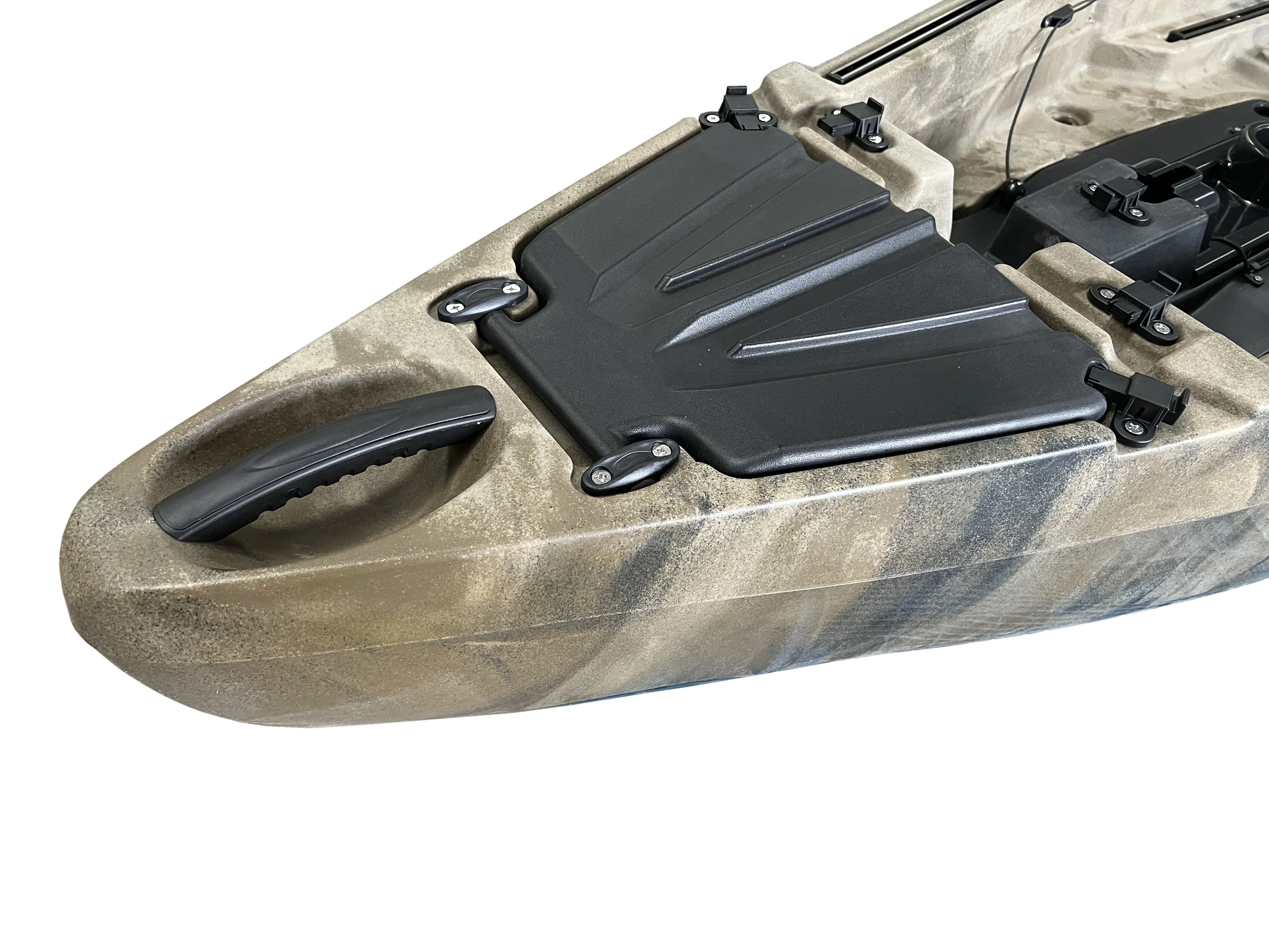 One person sit on top LLDPE material plastic kayak 11.5ft propeller pedal system kayak fishing kayak  with CE certificate