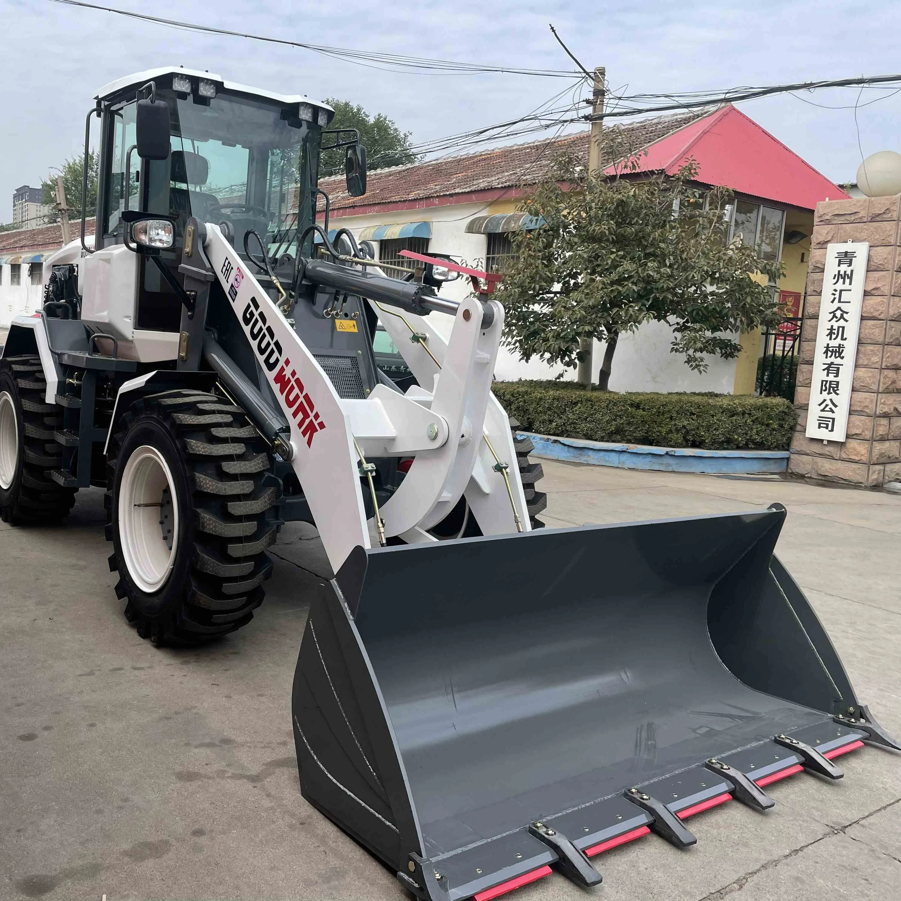 HZM927 2.8TON HOT SALES FRONT WHEEL LOADER WITH CUMMINS ENGINE FOR GARDEN
