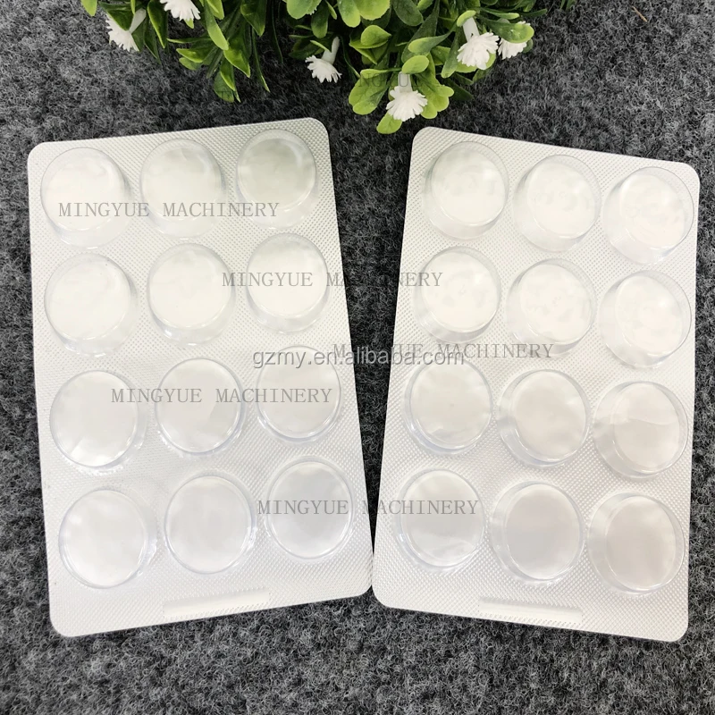 Automatic Packaging Tablet Capsule Pill Flat Plate Strip Sealing Alu PVC Forming Blister Packing Machine Price MY-80