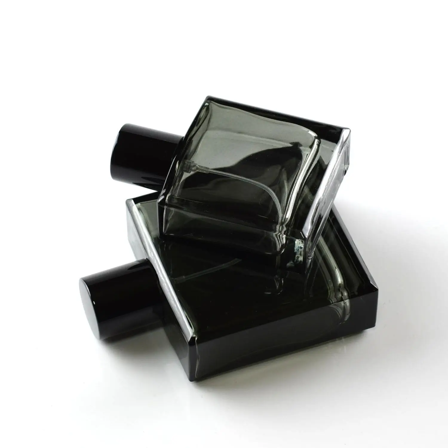 Portable Perfume Bottle Wholesale 50 ml 100 ml Perfume Bottles Empty Grey Color Glass Bottle For Perfume