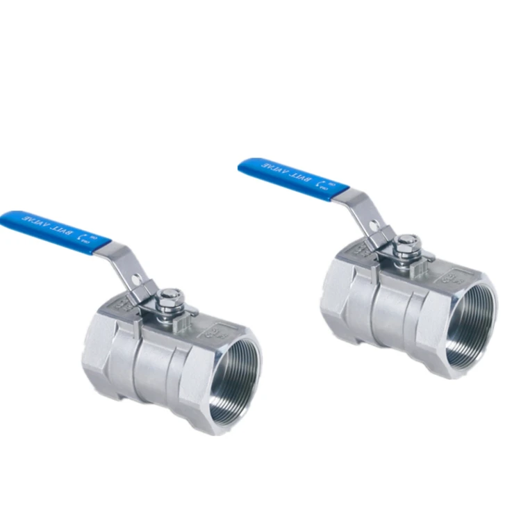 Factory direct stainless steel two - piece internal thread industrial ball valve corrosion resistance