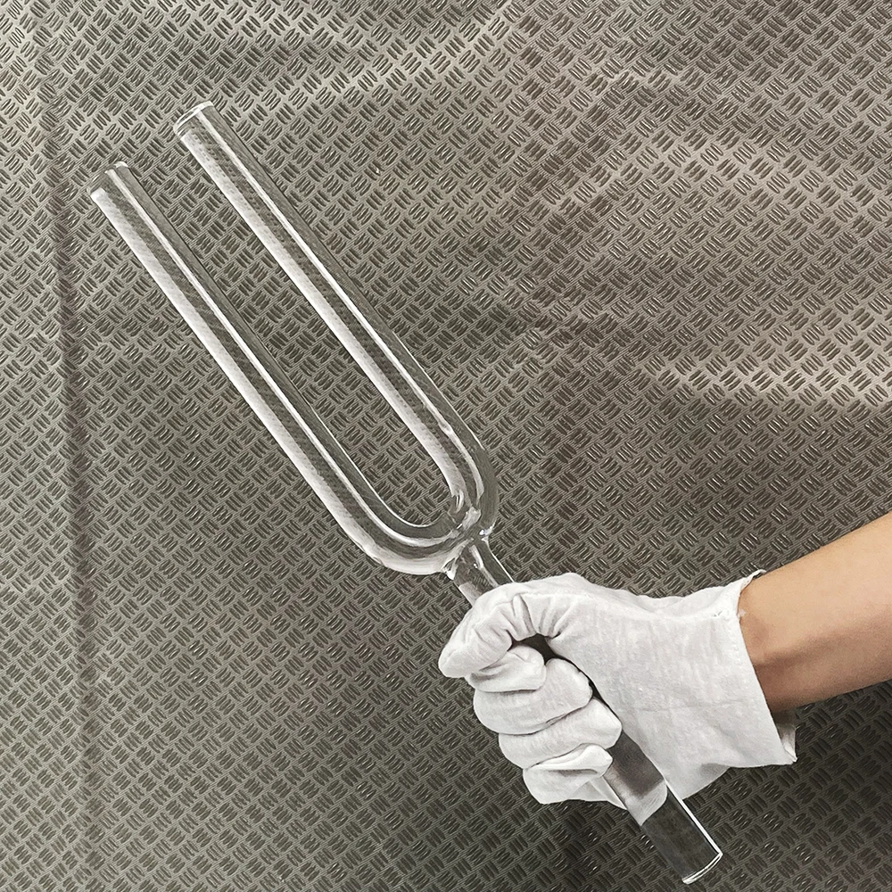 SIHE high quality Quartz Crystal Tuning Forks Chakra Healing Clear Crystal Singing Tuning Forks