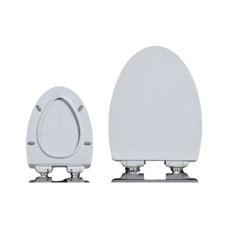 High Quality  Toilet Seat Cover Slow Bathroom WC Accessory Modern Design Square Elongated Shapes Made UF Urea Plastic