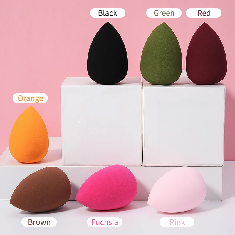 Lameila Diamond Big Egg Soft Makeup Sponge Blender Puff Pink Beauty Sponge Blender Sponge Packaging Box Yf137