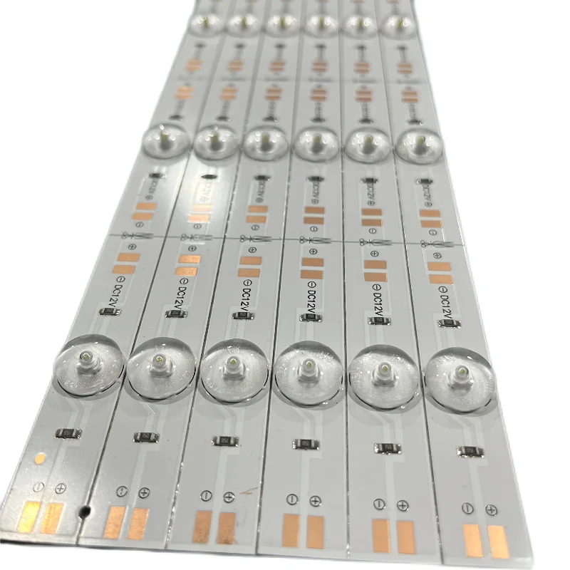 customized led rigid strip 170 degrees lens with 6leds 12leds 14leds aluminum led bar backlight