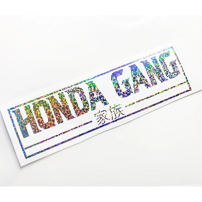 Custom Gift Wrap Decal Car Sticker Japanese Anime Jdm Slap Waterproof Holographic Car Window Bumper Sticker