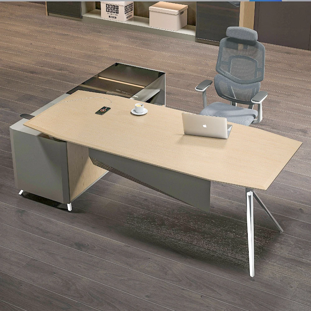Hot Selling Desk Office Minimalist Modern Manager CEO Desk Luxury Computer Small Executive Desk Supervisor Position