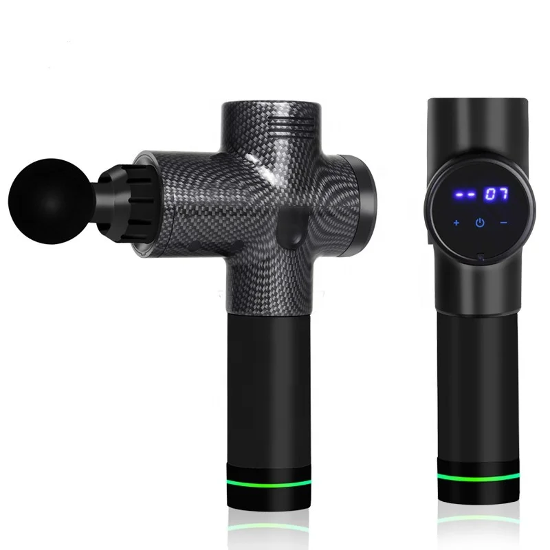 Massage Gun Deep Tissue Percussion Muscle Massager For Pain Relief 30 Speeds LCD Touch Display Fascia Gun Electric Body Massager