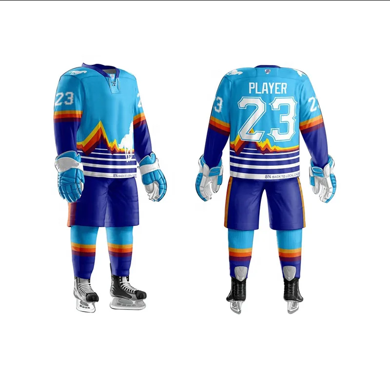 Горячая Распродажа индивидуальная униформа для хоккея с шайбой профессиональная высшего качества новый дизайн Лидер продаж изготовленная на заказ