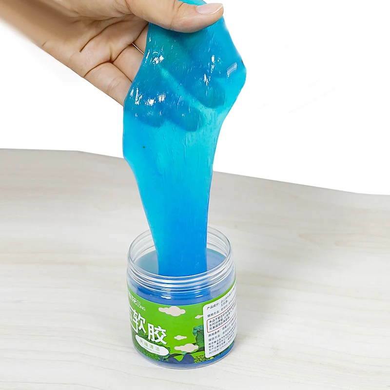 160g Convenient Jelly Cleaning Gel Repeated Use Cleaning Gel For Car Interior Skin-friendly
