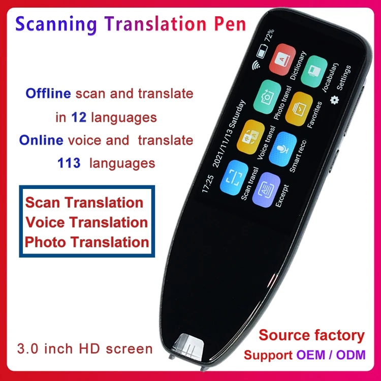 Wholesale Price Fully Automatic Offline Translation Pen Point Reading Pen Translator