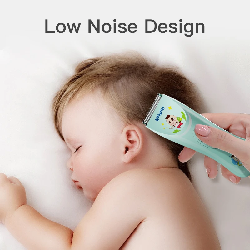 Baby Hair Clippers Quiet Trimmer for Kids and Children Waterproof Rechargeable Cordless Haircut Mathine for Toddler and Boy