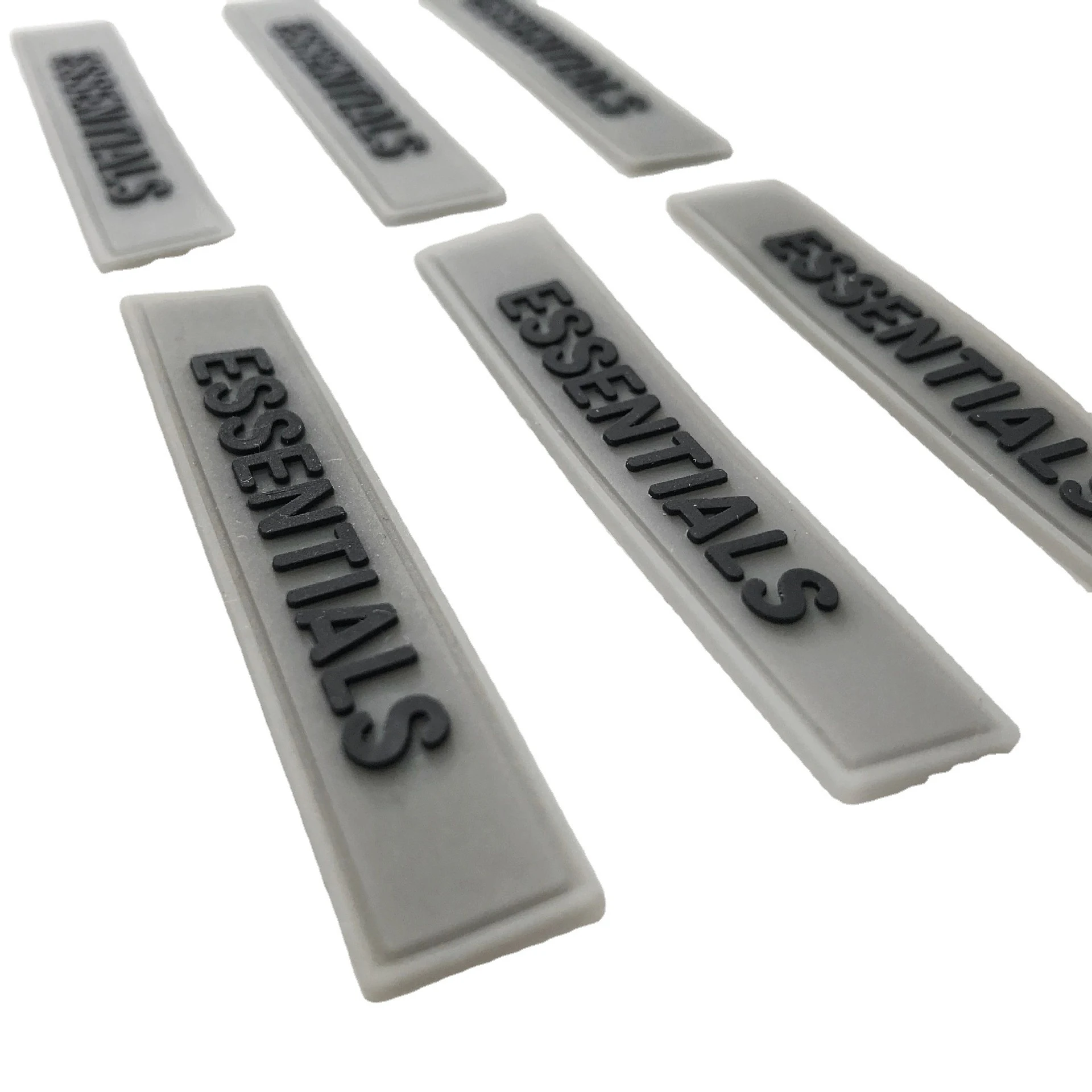 2022 New Product 3D Silicon Patches Custom Rubber Logo Fashion Brand Sew Rubber Patch